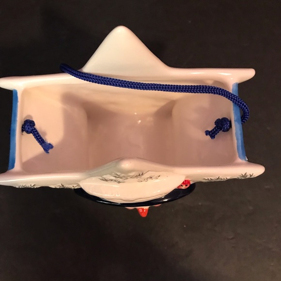 Houston Harvest Ceramic Snowman Star Planter/ Candy Dish/Gift Container - Picture 3 of 15